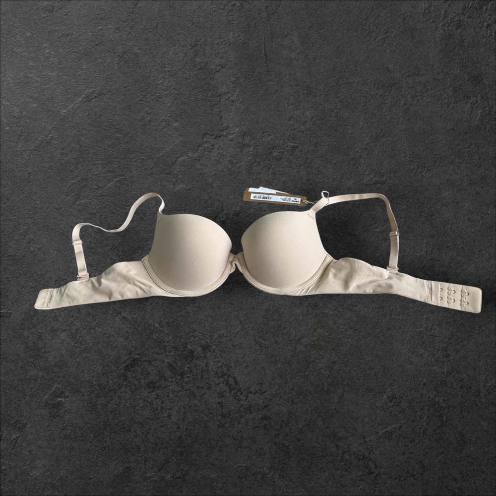 SKIMS Fits Everybody Push Up Demi Bra Sand 32A BR-UWR-2295
